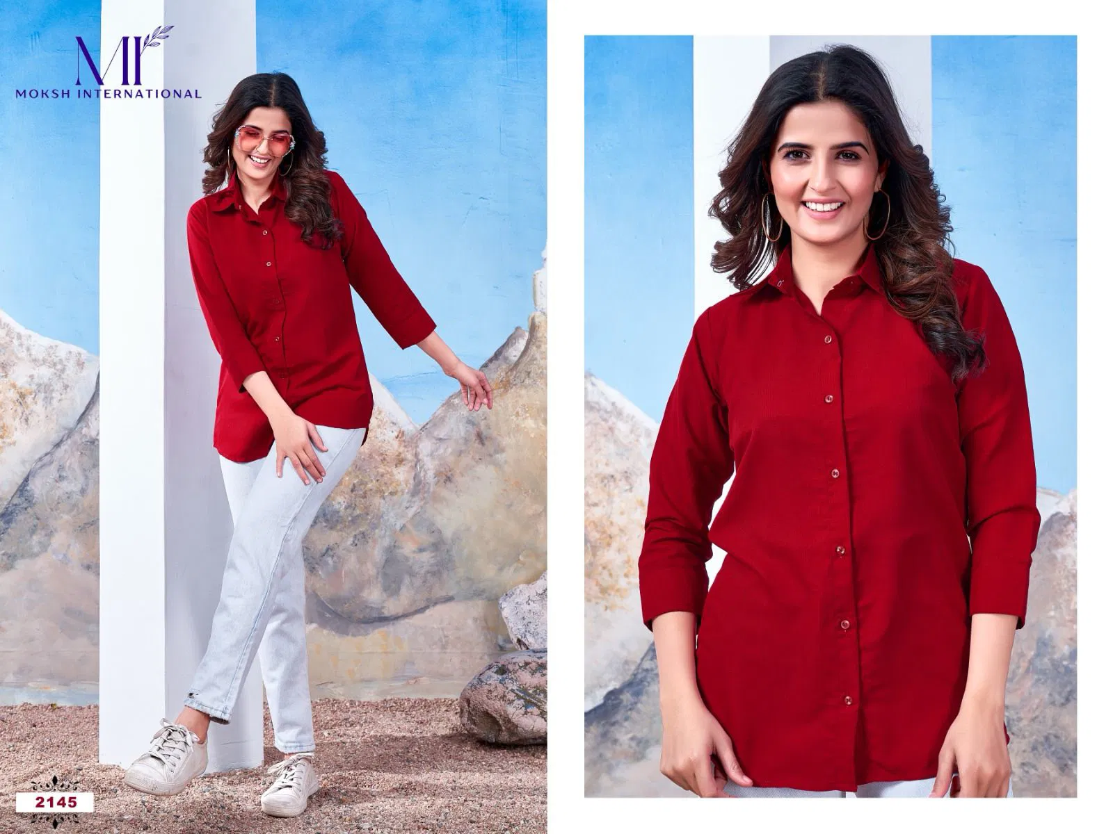 Shirt Vol - 2 By Moksh International Cotton Top Wholesalers In Delhi